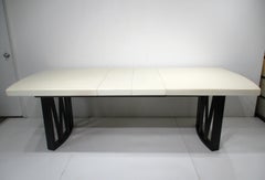 Paul Frankl Corked Topped 2 Leave Dining Table for Johnson Bros.