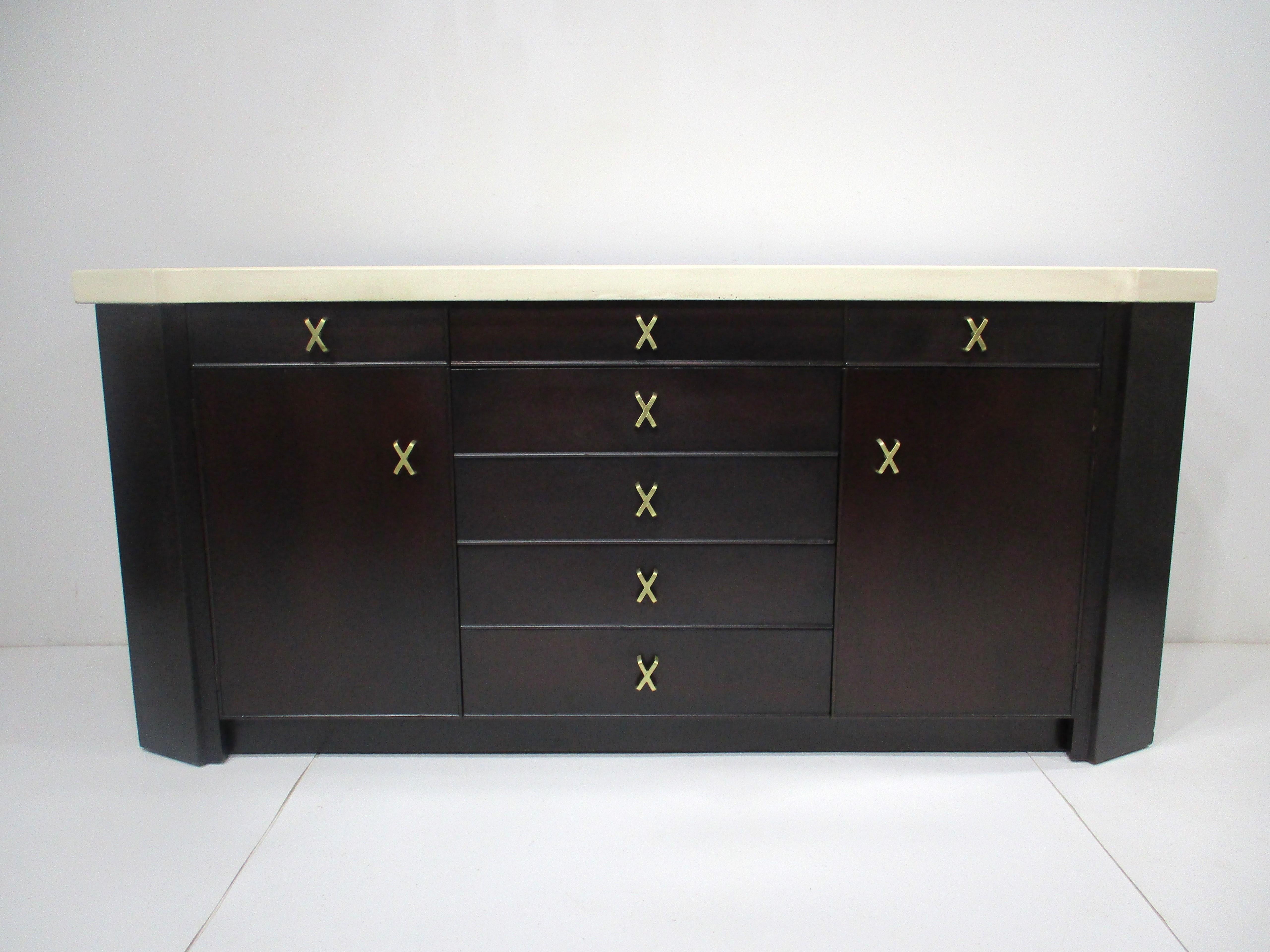 Paul Frankl Corked Topped Sideboard / Chest for Johnson Bros. For Sale 7