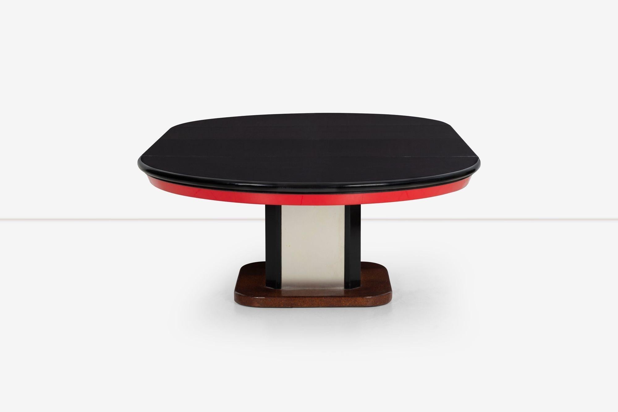 Art Deco Paul Frankl Custom Dining Table For Sale