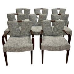 Paul Frankl Corset Dining Chairs for Johnson, Set of 8