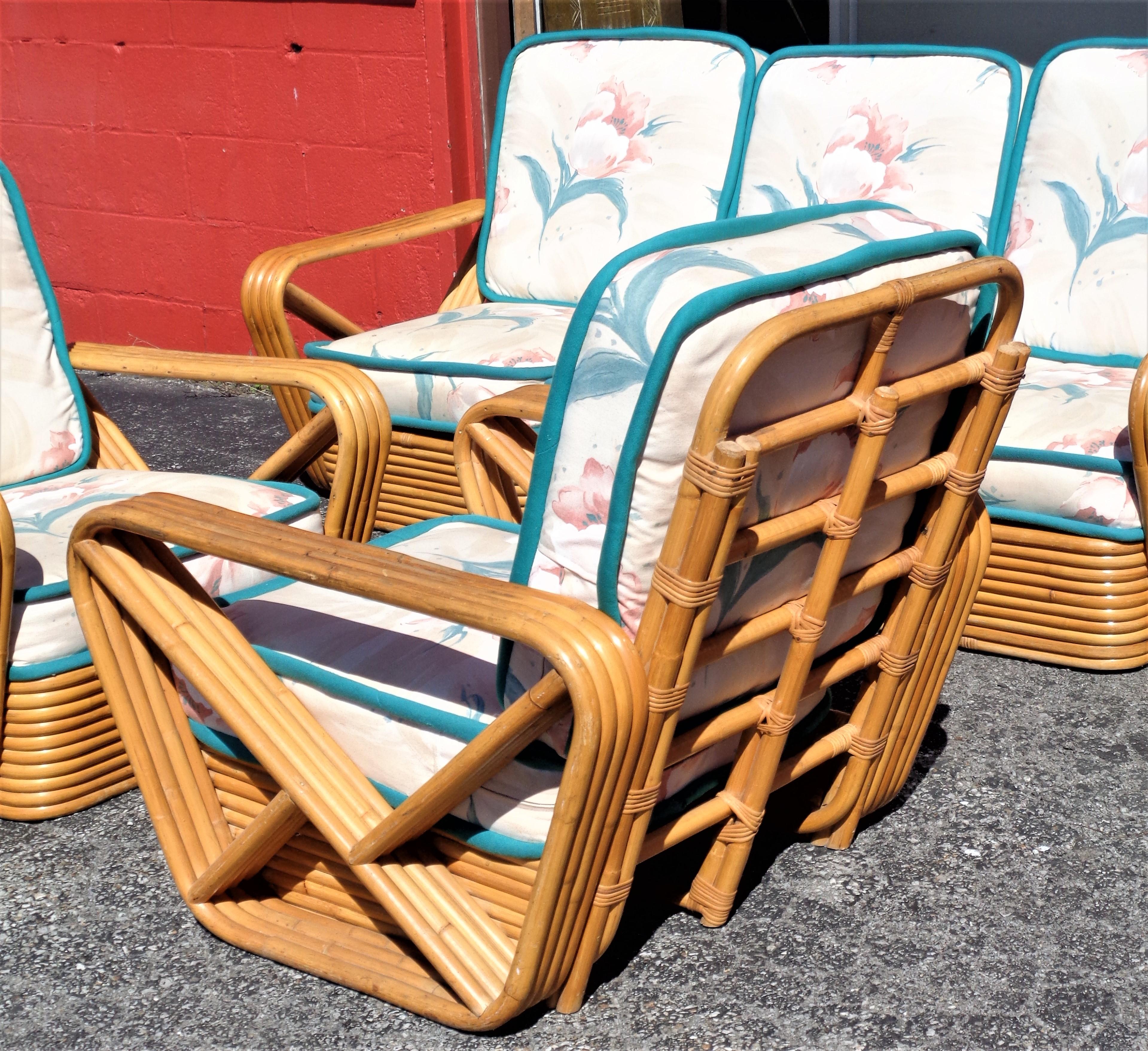 Paul Frankl Rattan Suite of Furniture 2