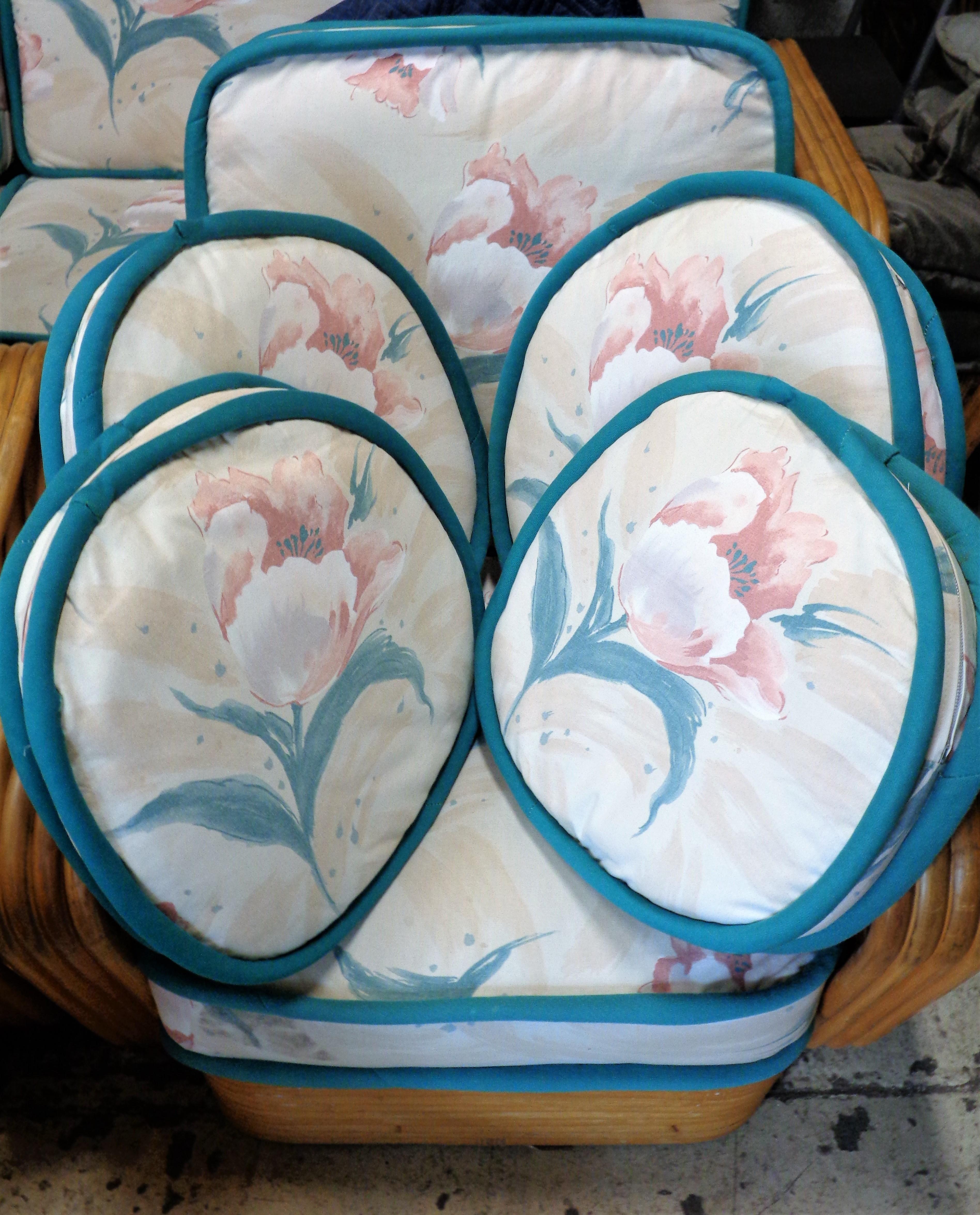 Paul Frankl Rattan Suite of Furniture 10