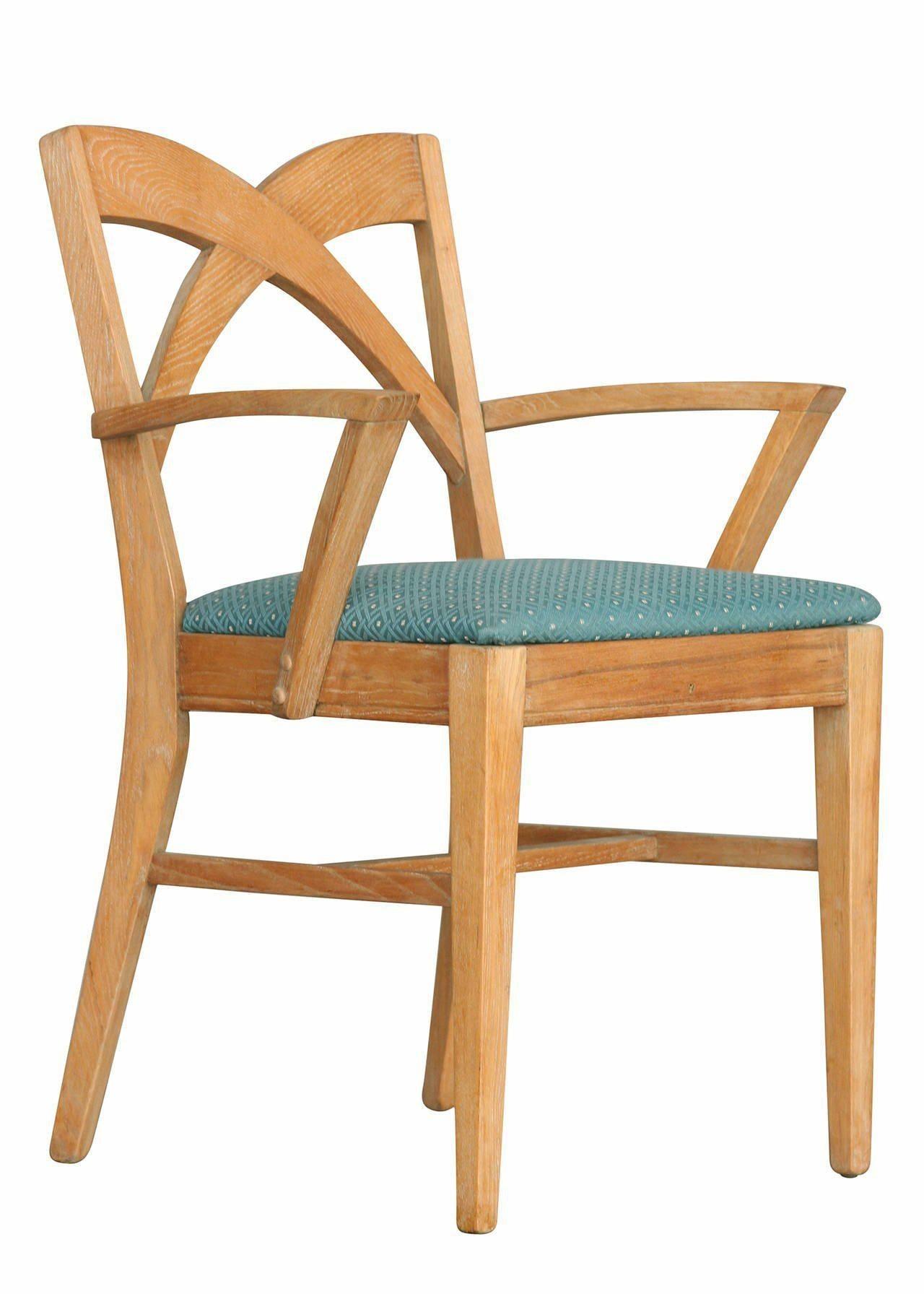 Wood Paul Frankl Dining Chairs for Brown Saltman, Set of 10