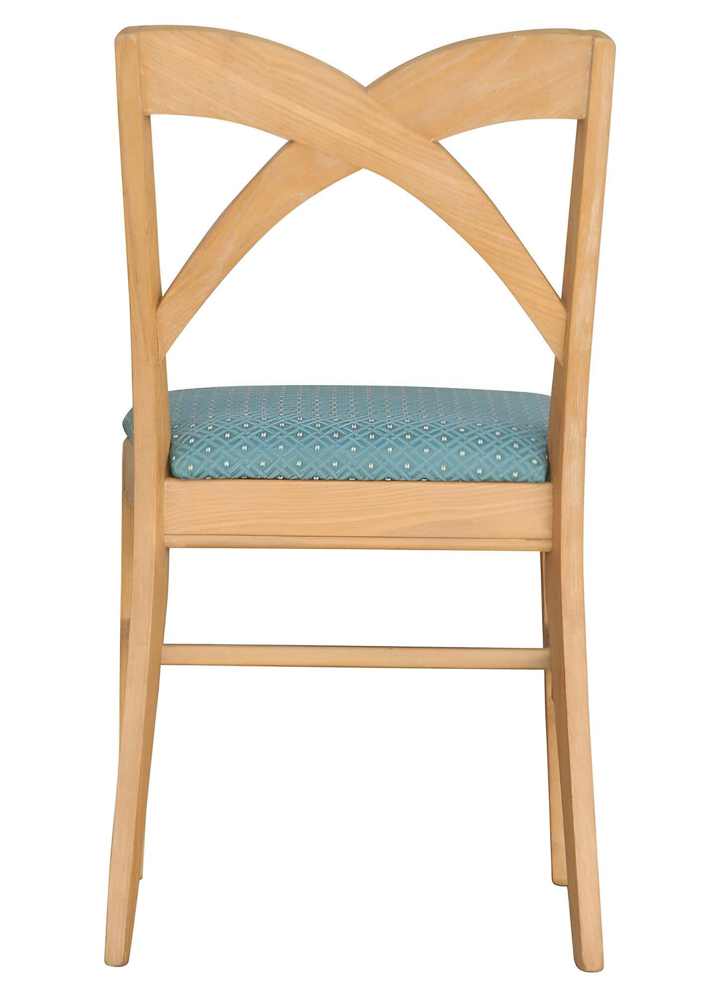 Chaises de salle à manger Paul Frankl pour Brown Saltman - Lot de 10 en vente 1