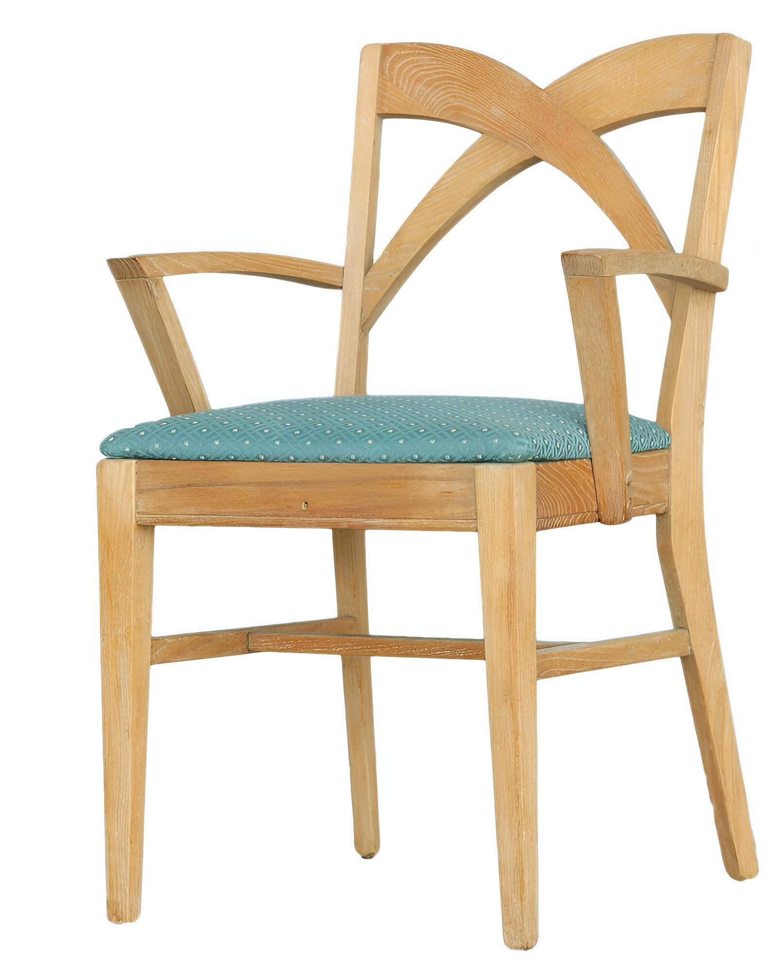 Chaises de salle à manger Paul Frankl pour Brown Saltman - Lot de 10 en vente 2