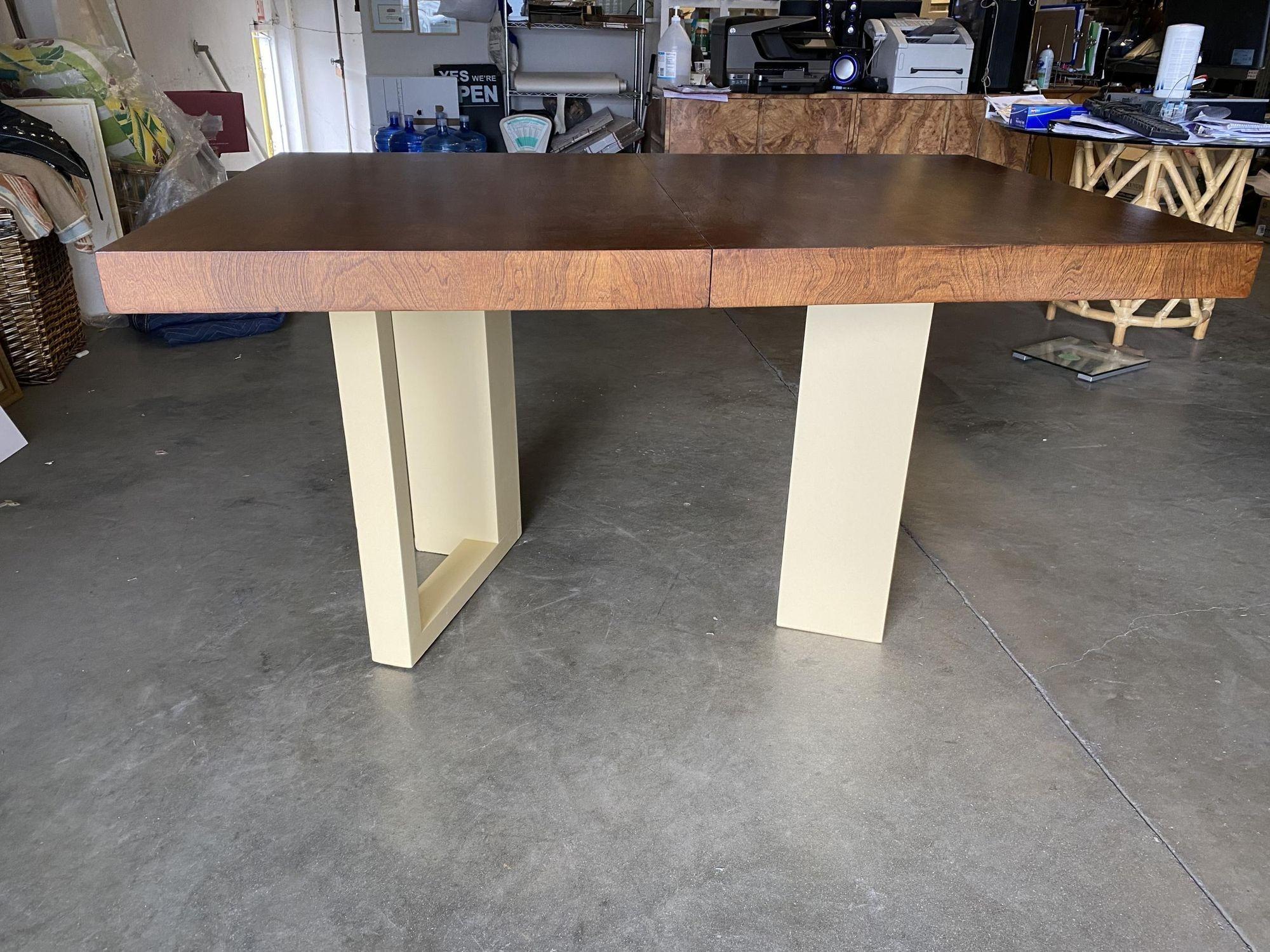 Paul Frankl Dining Table with Architectural Base For Sale 1