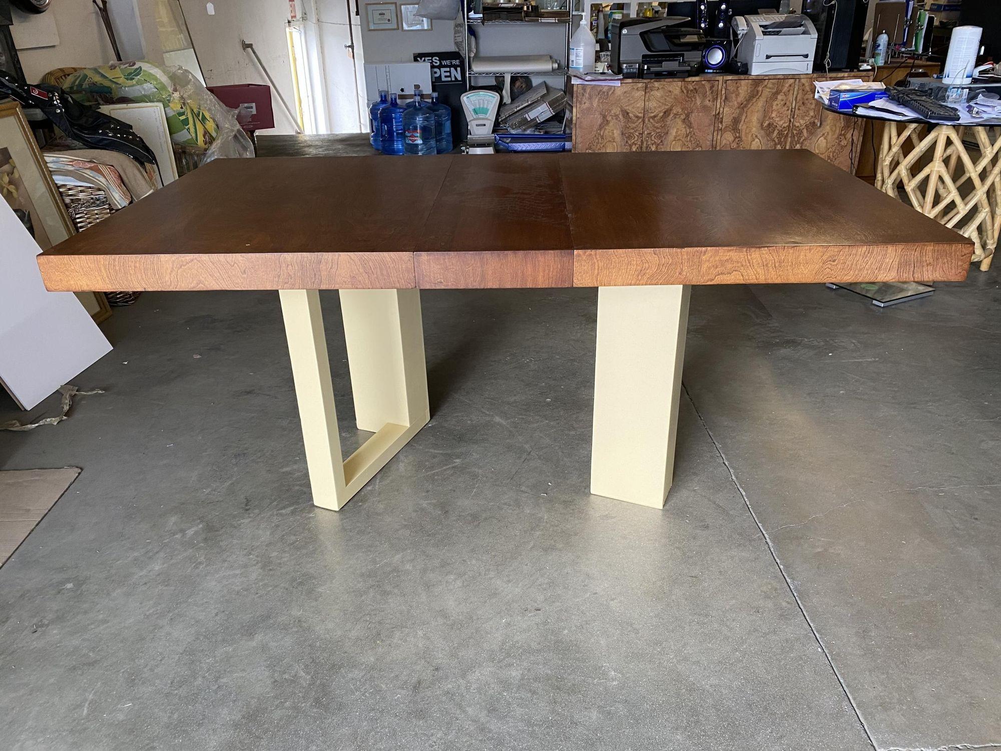 Paul Frankl Dining Table with Architectural Base For Sale 3