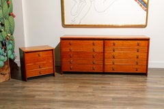 Paul Frankl Dresser and Nightstand for Johnson Furniture, 1950s
