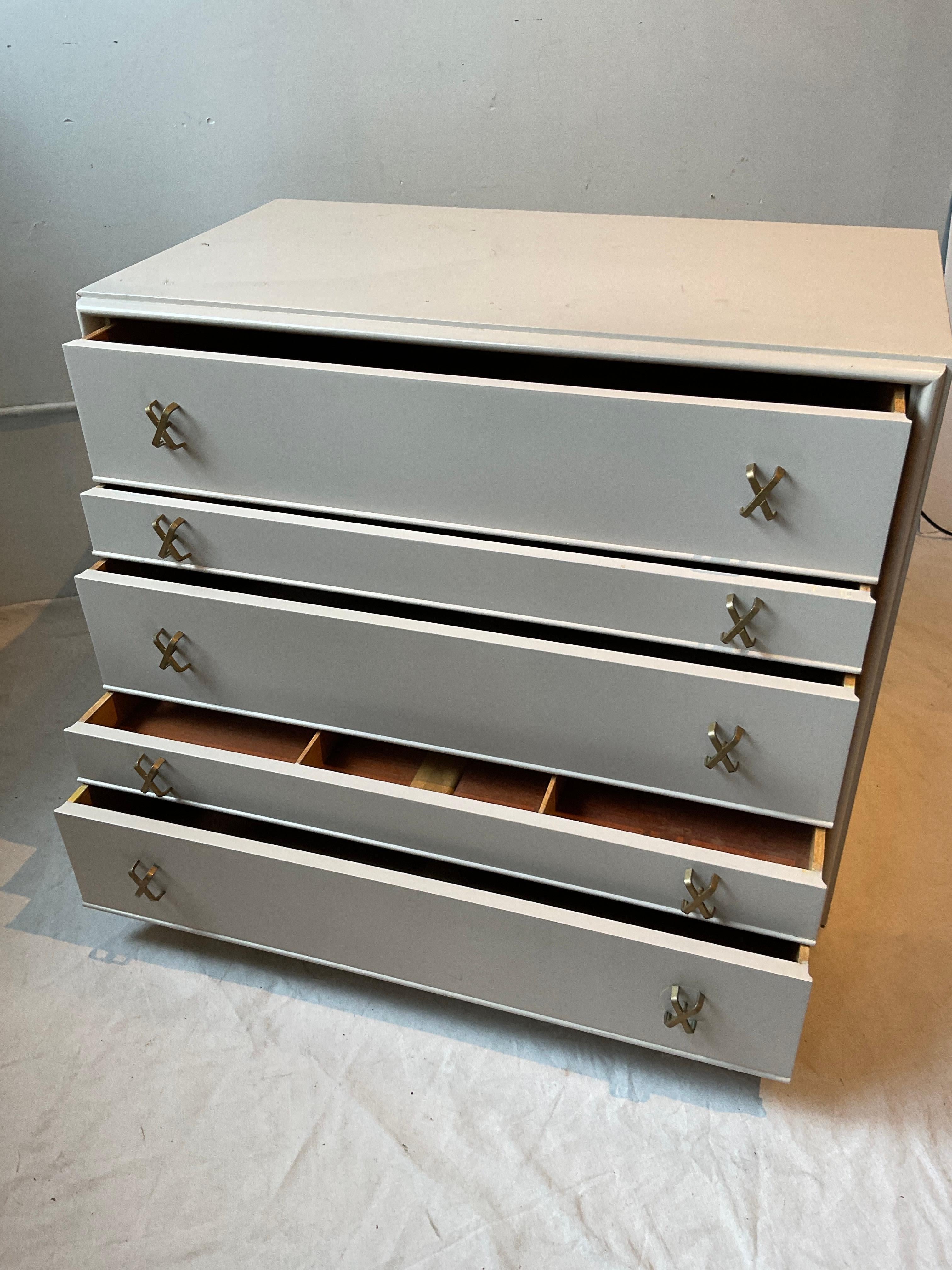 Paul Frankl Dresser With X Hardware For Sale 1