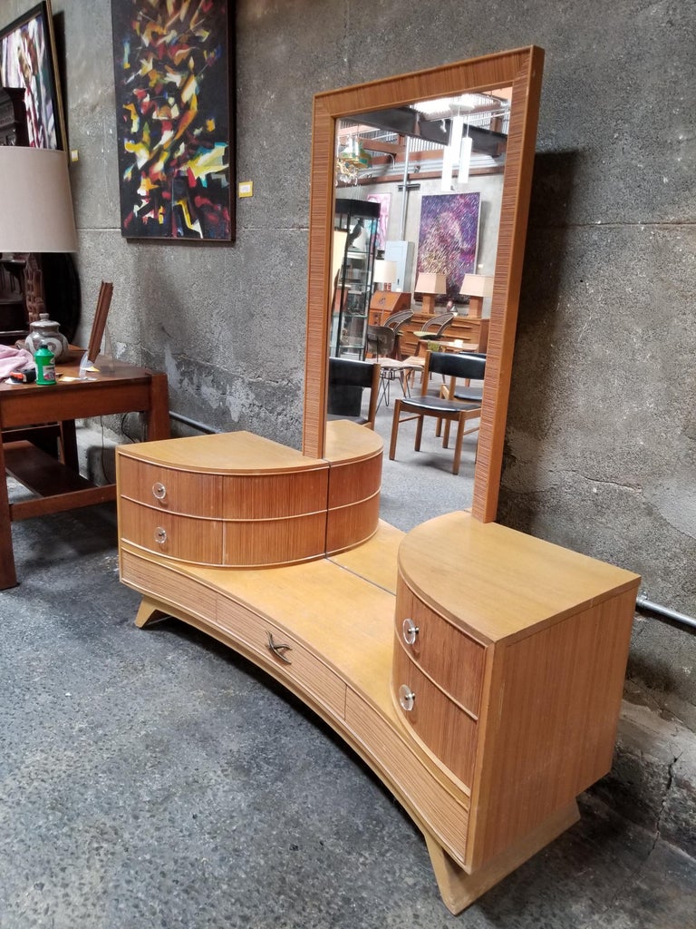 Paul Frankl Drop Well Dressing Vanity At 1stdibs