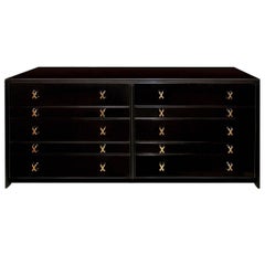 Paul Frankl Ebonized Walnut Dresser