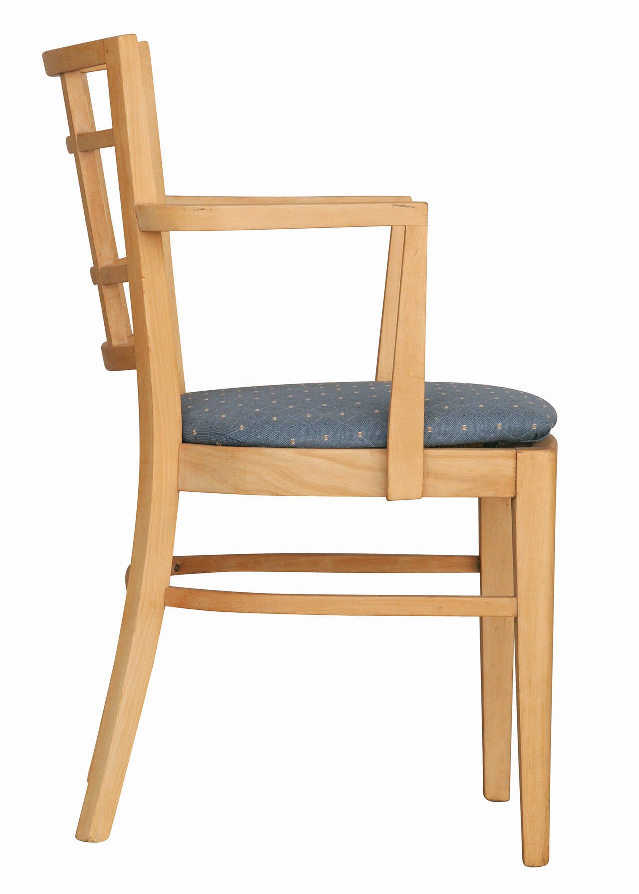 Paul Frankl for Brown Saltman Dining Chair, Set of Seven In Excellent Condition In Van Nuys, CA