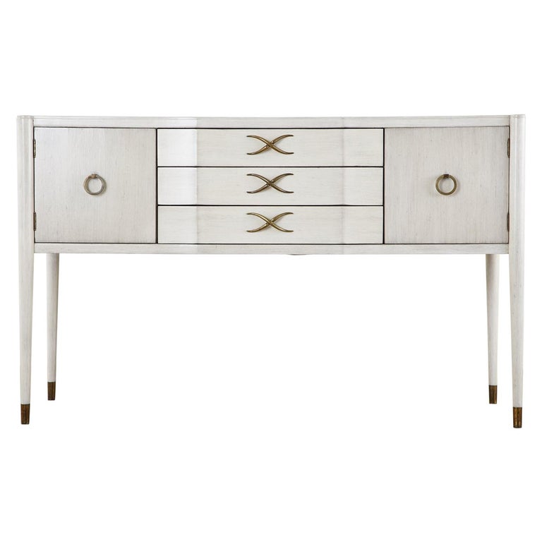 Paul Frankl for Brown-Saltman Lacquered Sideboard Credenza For Sale