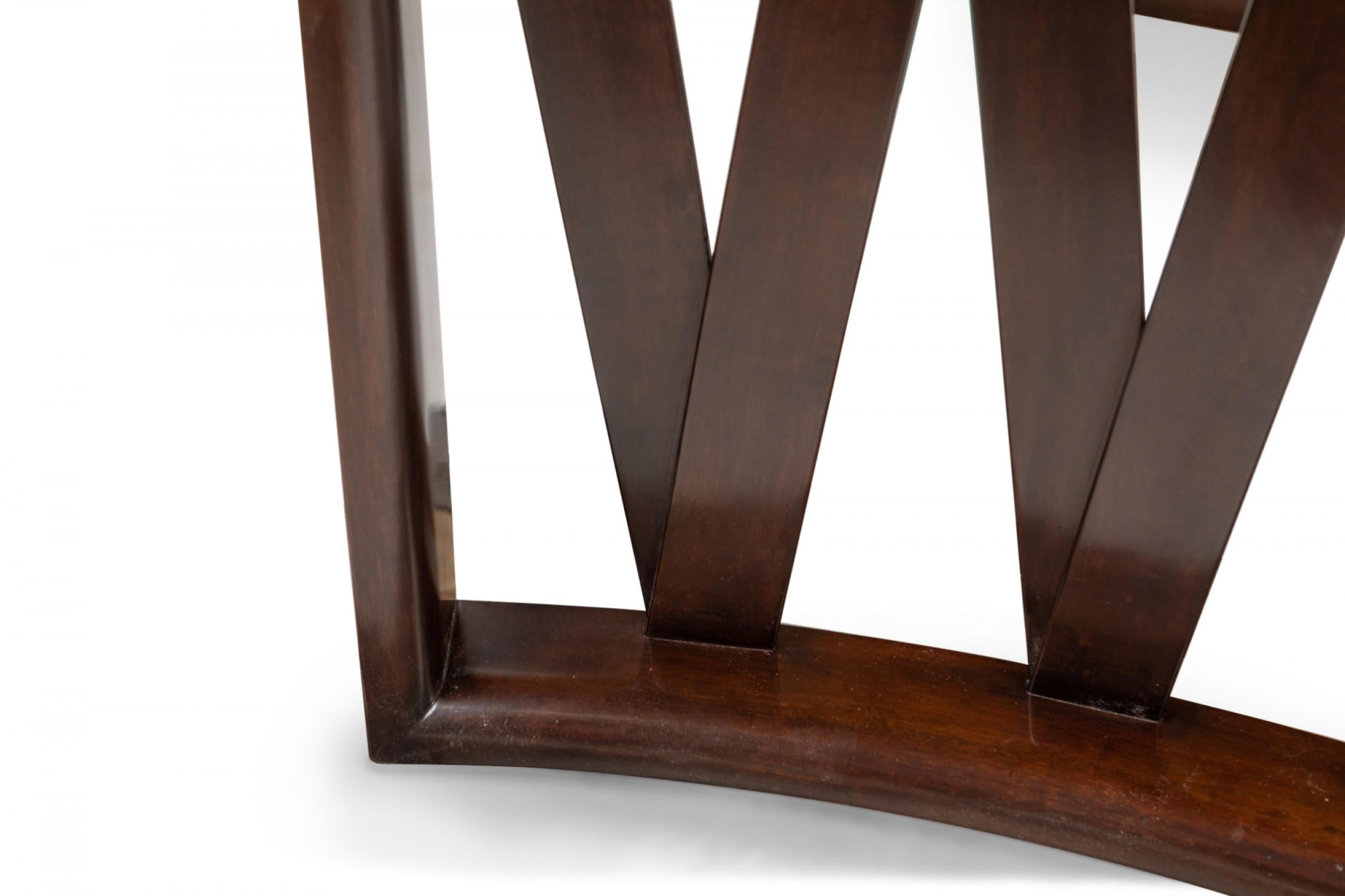Paul Frankl für Johnson Furniture Co. Amerikanischer Esstisch mit Korkplatte aus der Mitte des Jahrhunderts im Angebot 5