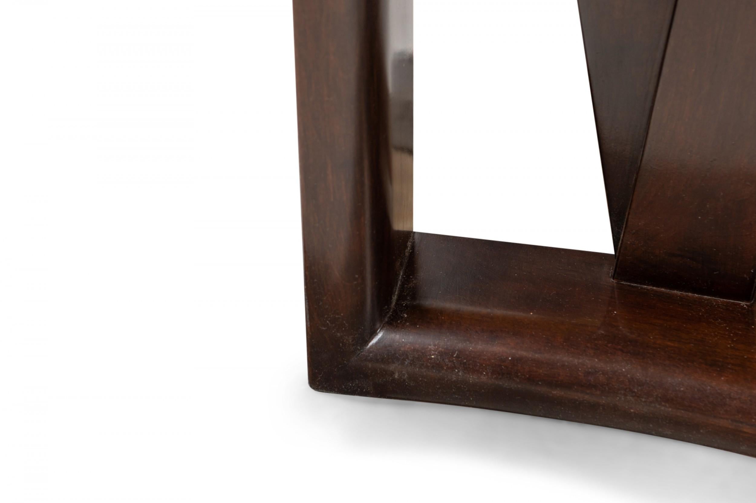 Paul Frankl für Johnson Furniture Co. Esstisch mit Korkplatte und Blättern im Angebot 4