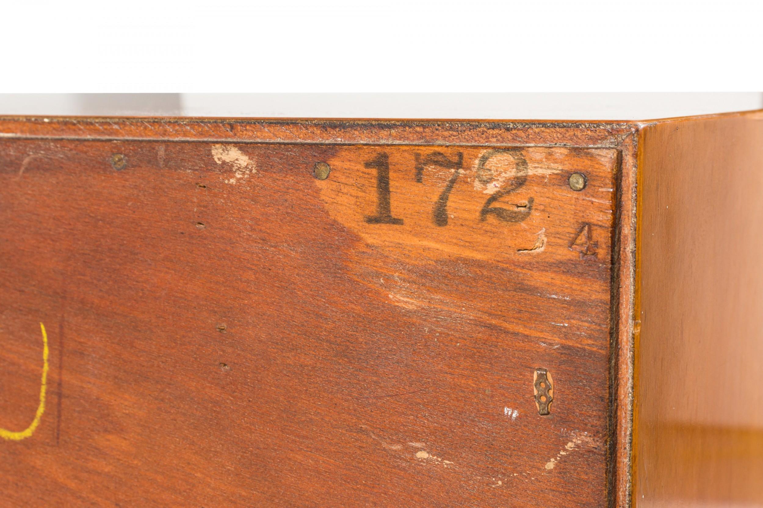 Paul Frankl for Johnson Furniture Co. Mid-Century Walnut Ten Drawer Low Chest 5
