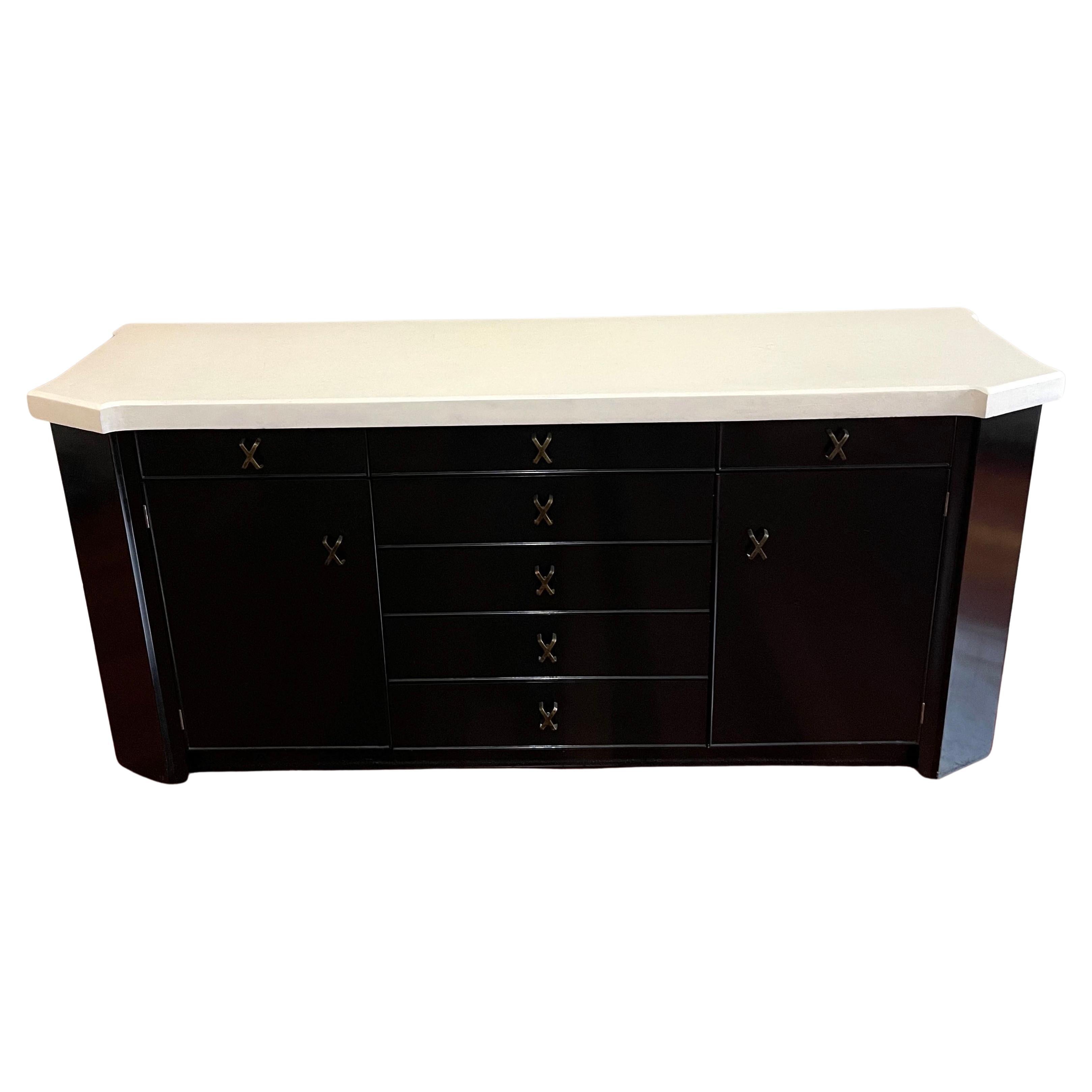 Paul Frankl for Johnson Furniture Co. x Pull Cork Top Sideboard