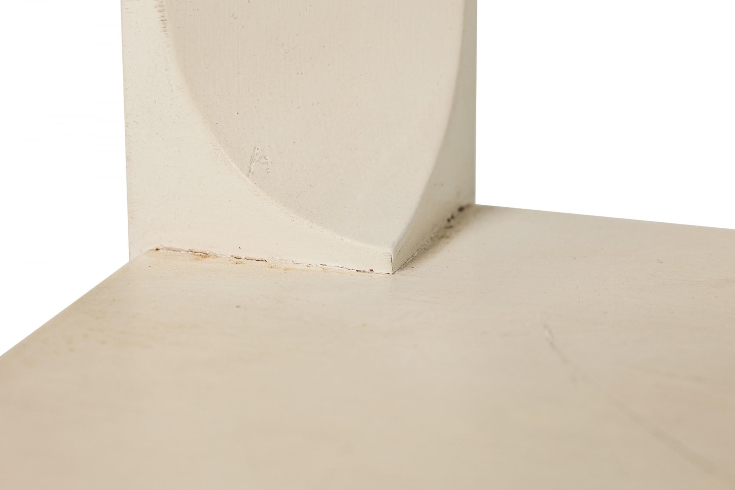 Paul Frankl für Johnson Furniture Company: schwarzes und weißes Kork- und Holzendeckel  im Angebot 2