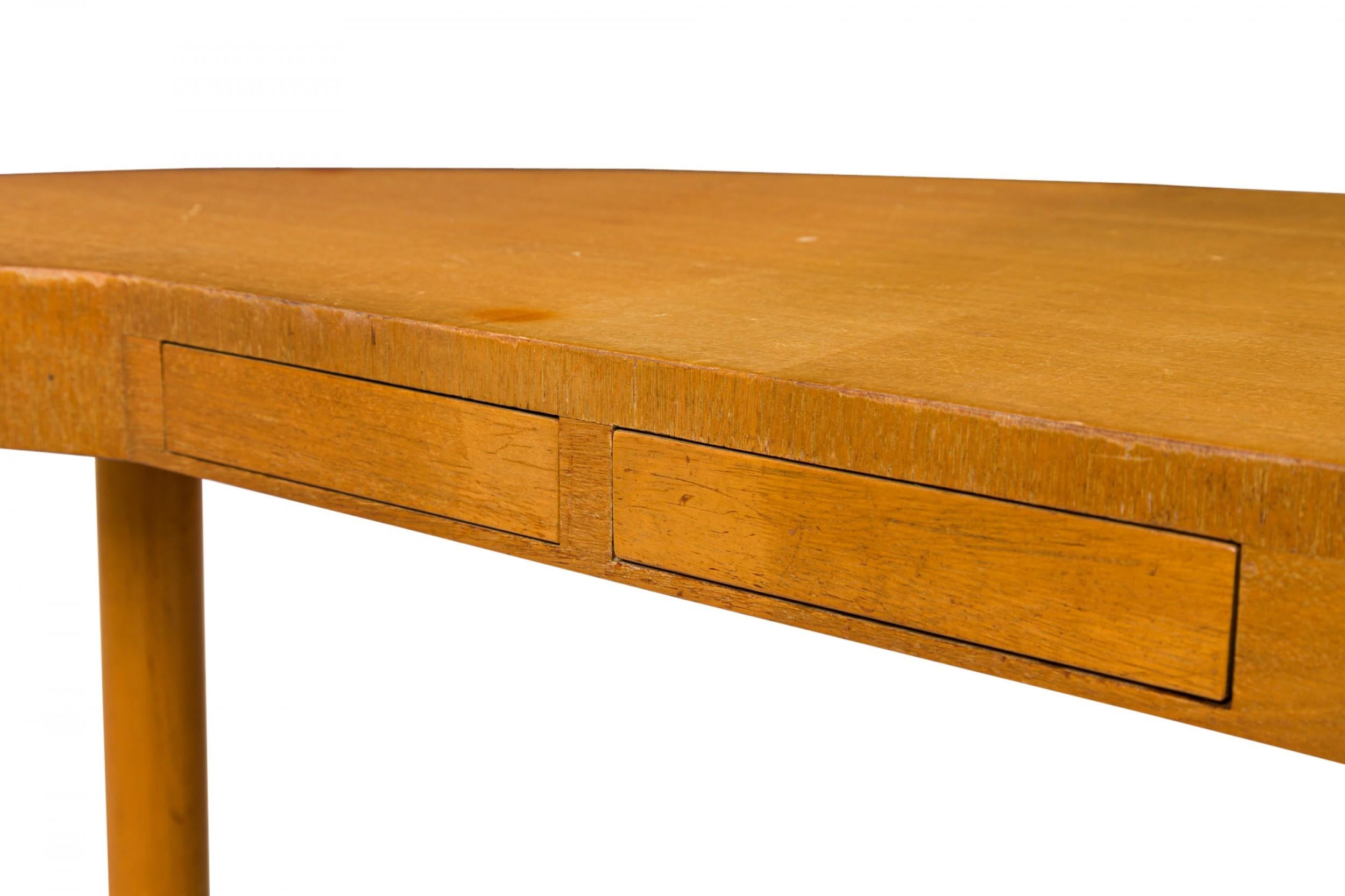 Paul Frankl für Johnson Furniture Company  Pallet'' Holz-Schreibtisch im Angebot 4