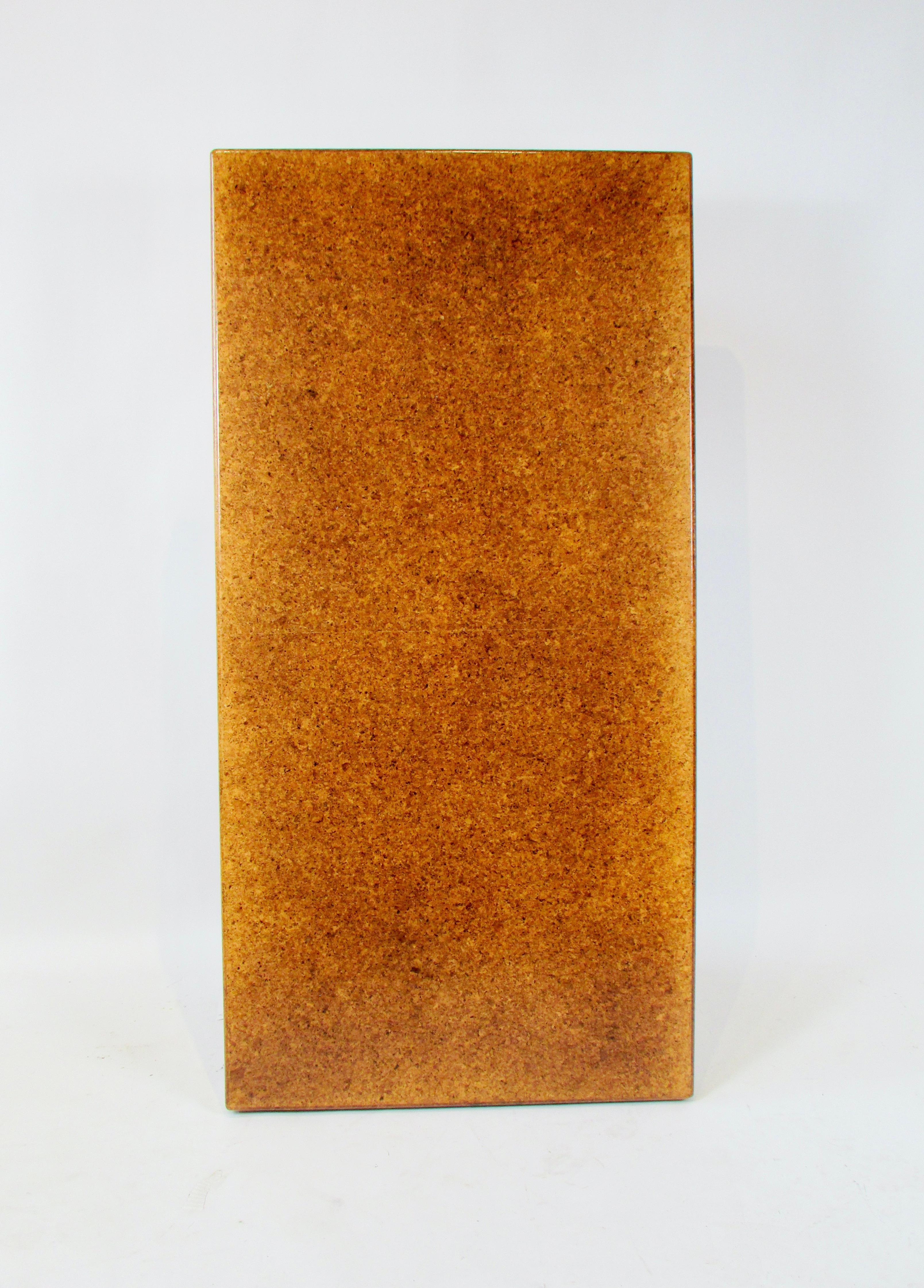 20th Century Paul Frankl for Johnson Furniture cork top cocktail table