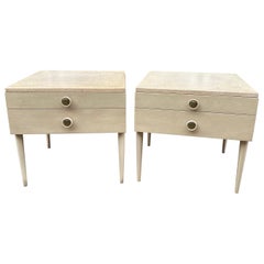 Paul Frankl for Johnson Furniture Cork Topped Tables/ Refinished