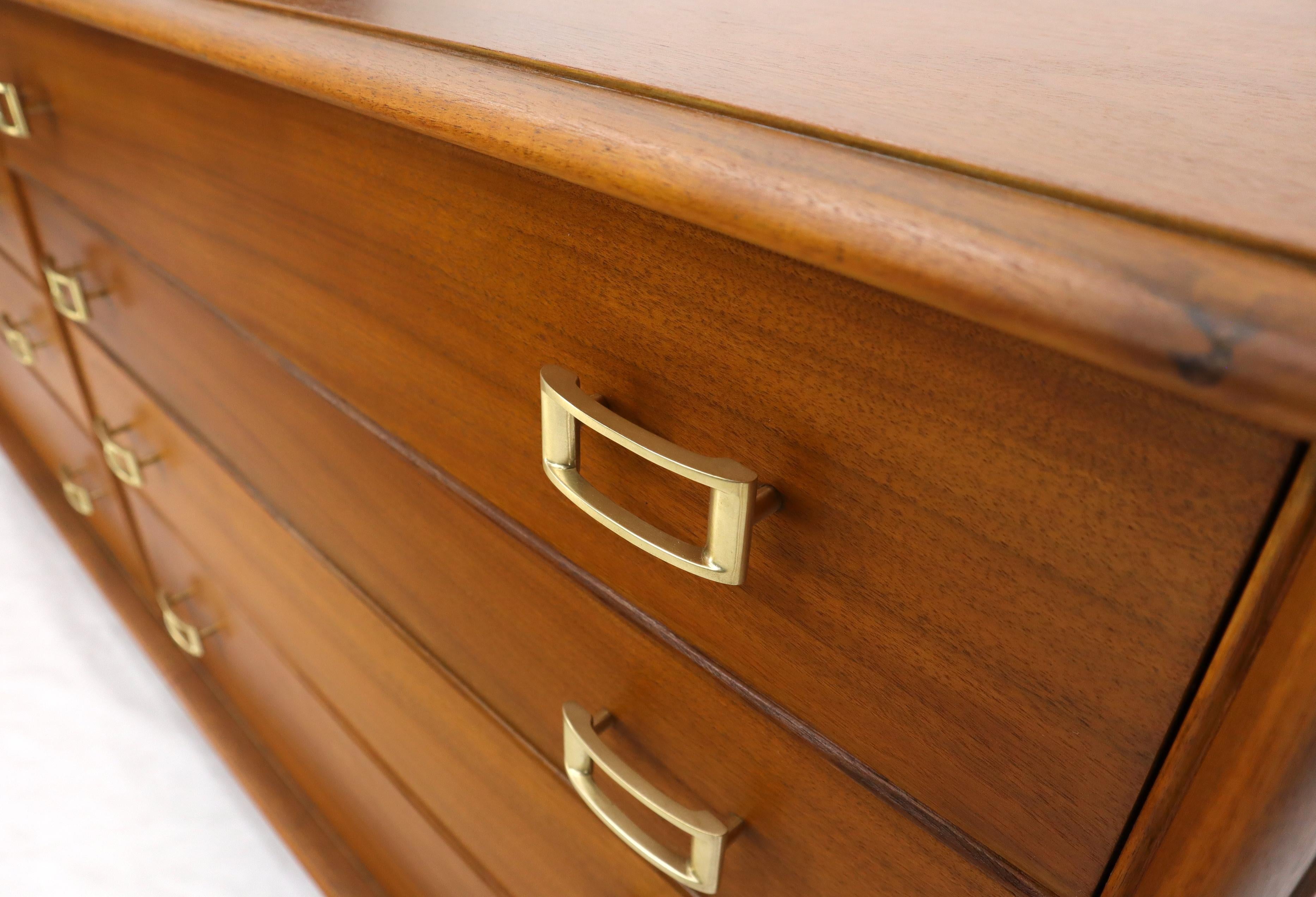 Mid-Century Modern Paul Frankl for Johnson Furniture Eight Drawers Long Dresser Credenza