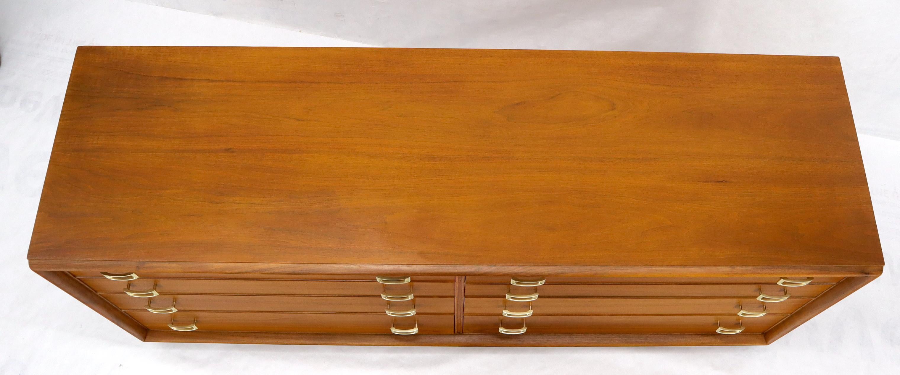 American Paul Frankl for Johnson Furniture Eight Drawers Long Dresser Credenza