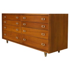 Paul Frankl for Johnson Furniture Eight Drawers Long Dresser Credenza