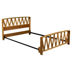 Paul Frankl Full Size Maple Bed Frame for Johnson Furniture Co.