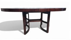 Paul Frankl John Stuart Mesa de comedor extensible de nogal Johnson Furniture Años 50