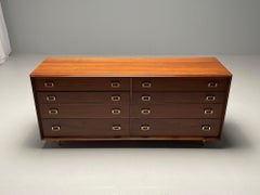 Paul Frankl, John Stuart, Mid-Century Modern, Dresser, Walnut, Brass, USA, 1950s