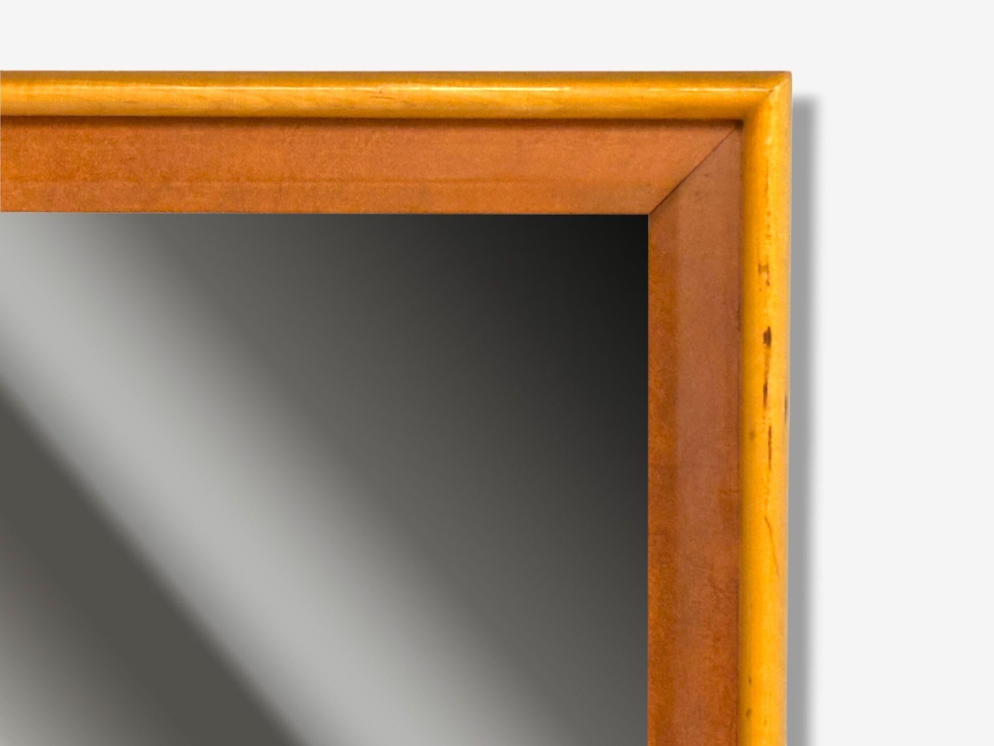 Américain Paul Frankl, John Stuart, Mid-Century Modern, Large Station Wagon Mirror, 1950s en vente