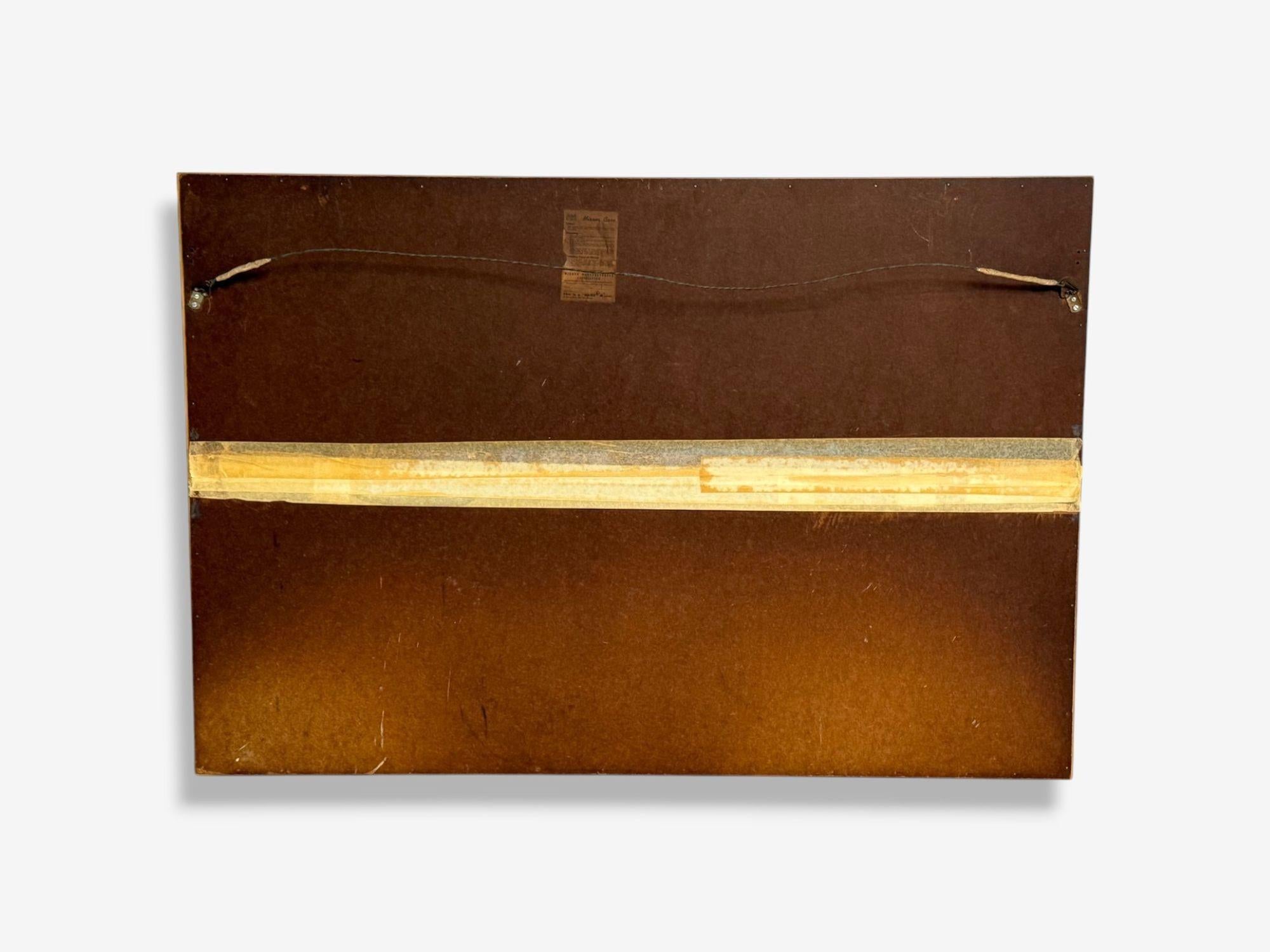 Paul Frankl, John Stuart, Mid-Century Modern, Large Station Wagon Mirror, 1950s en vente 1