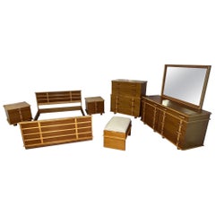 Paul Frankl, John Stuart, Raro juego de dormitorio completo Station Wagon moderno de mediados de siglo
