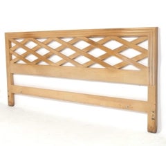 Paul Frankl King Size Headboard Bed Refinished Your Choice of Color Mid Century