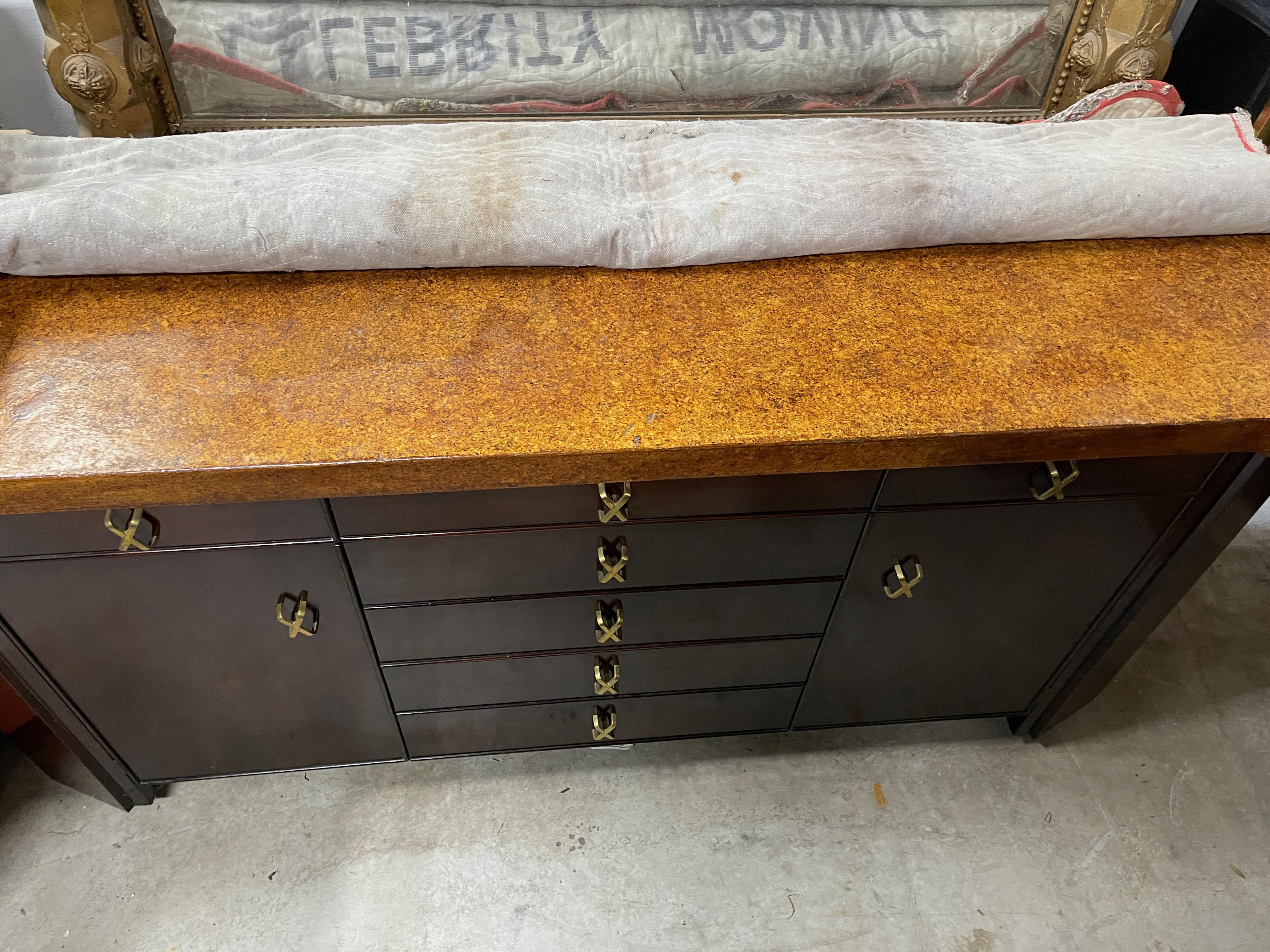 Paul Frankl Mahogany Sideboard with Cork Top SATURDAY SALE 8