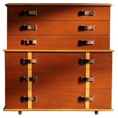 Paul Frankl Mahogany "Station Wagon" Dresser for Johnson Furniture, 1940s