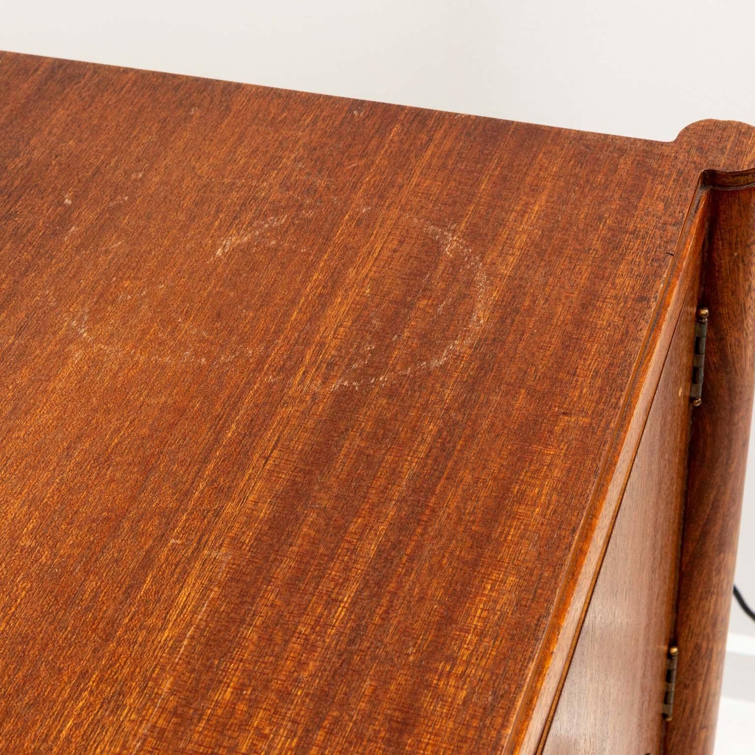 Paul Frankl Mahogony Side Board For Sale 1