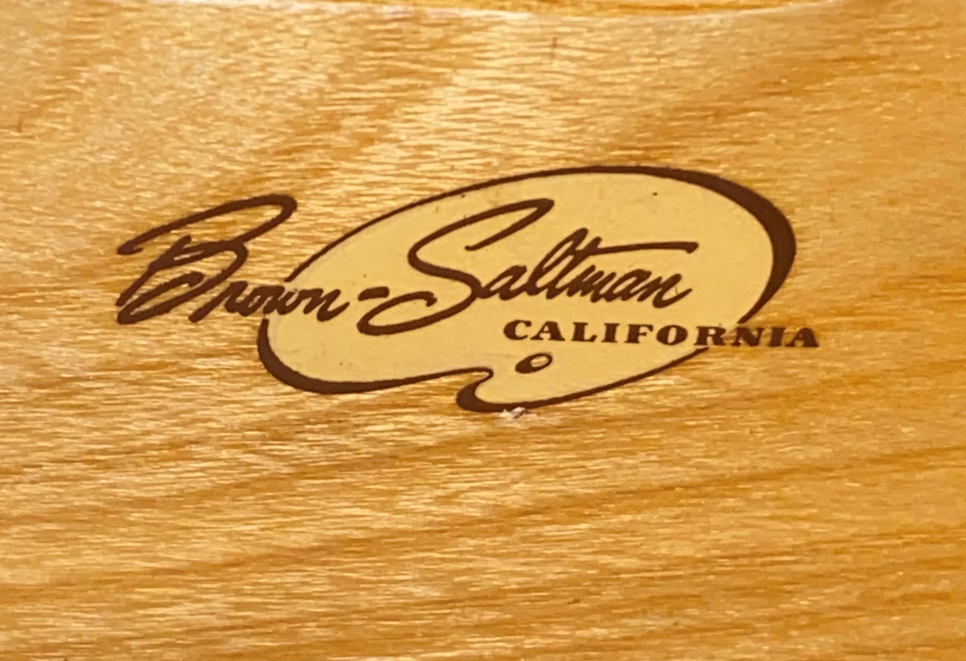 Metal Paul Frankl Mid Century Eight-Drawer Oak Dresser for Brown-Saltman