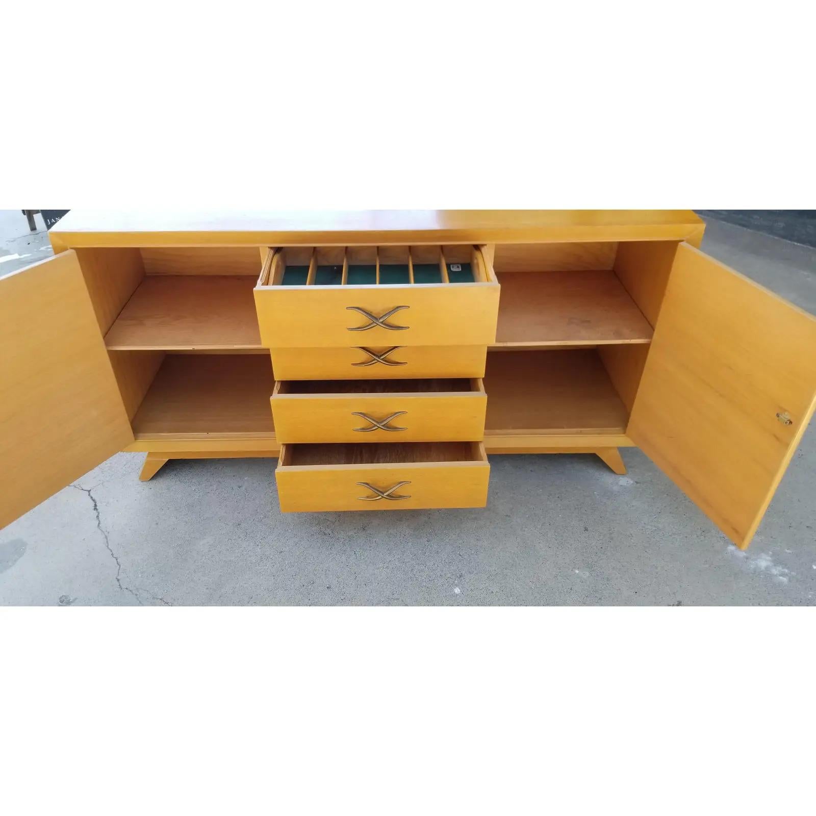 Paul Frankl Mid-Century Modern Credenza In Good Condition In Fulton, CA