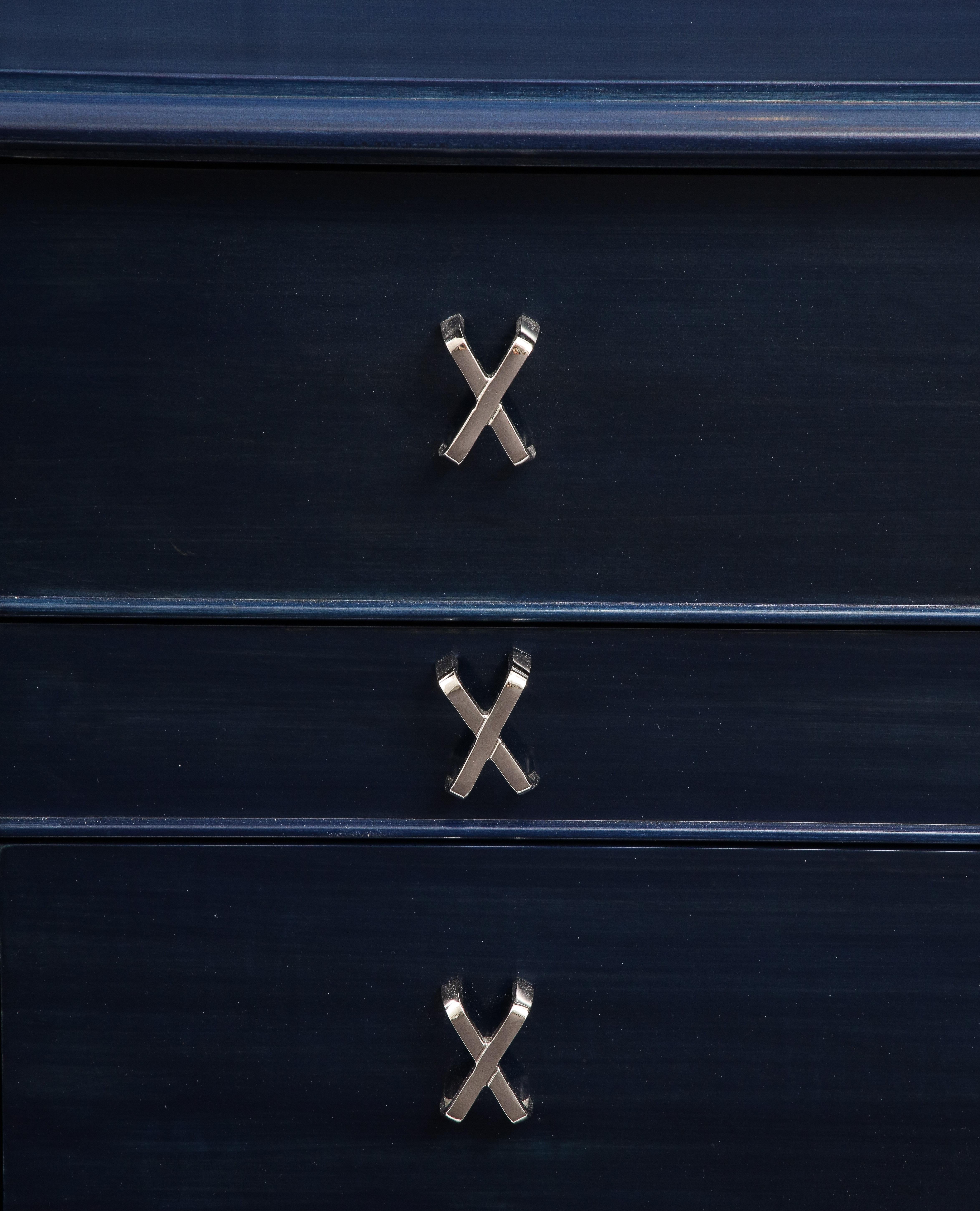 Paul Frankl Midnight Blue Stained Dresser 4