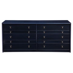 Paul Frankl Midnight Blue Stained Dresser