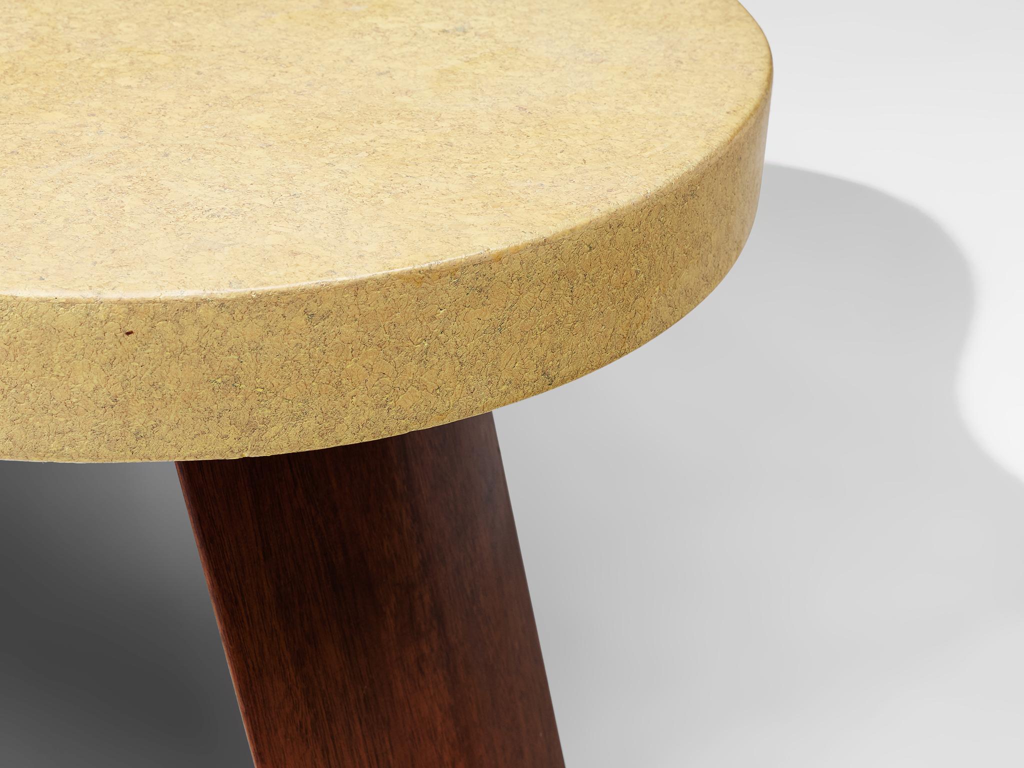 American Paul Frankl Model 5005 Coffee Table in Cork