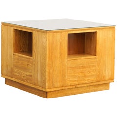 Paul Frankl Modernist Cube Table, 1940s Original Custom Made