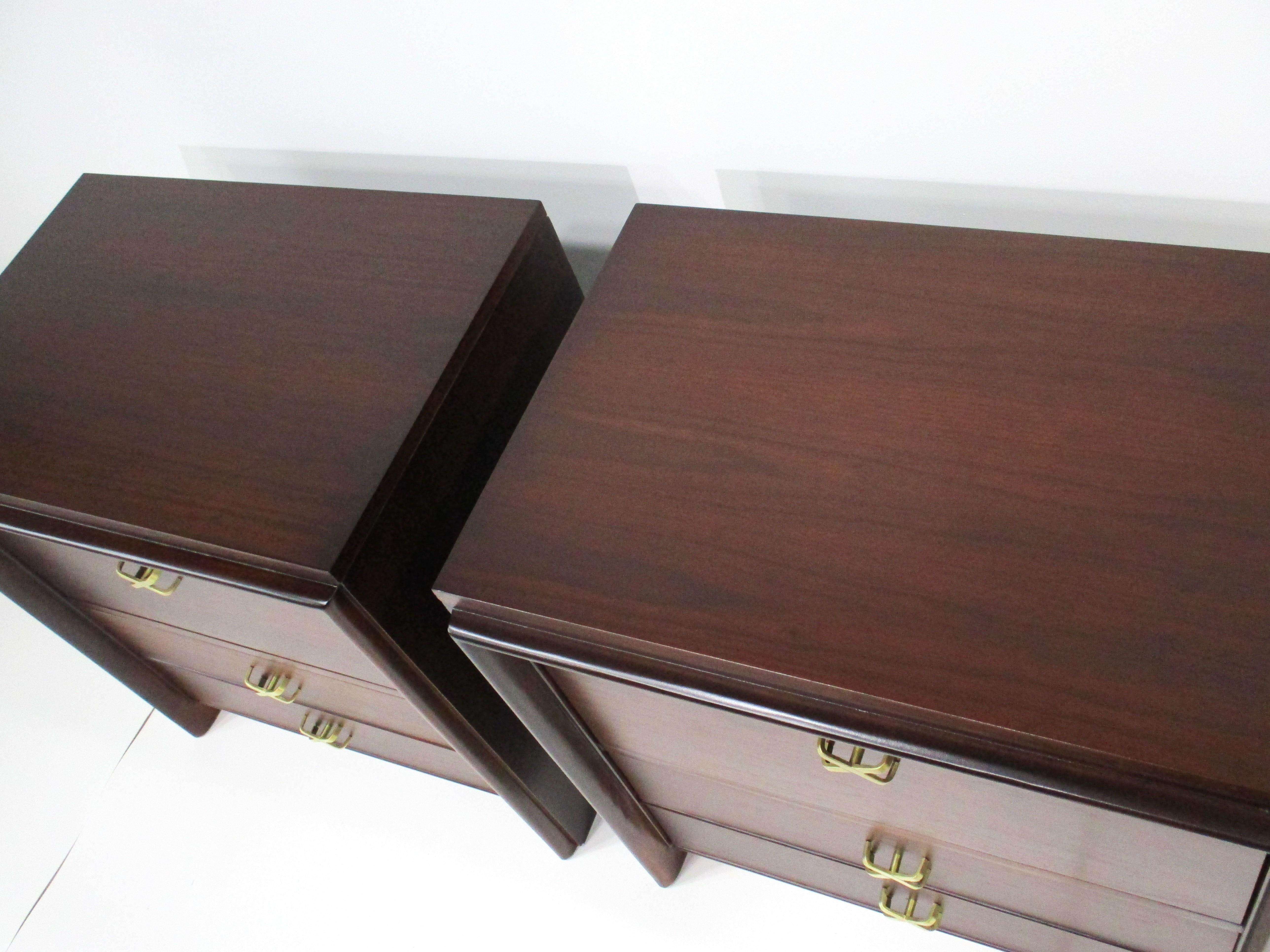 Tables de nuit Paul Frankl pour Johnson Brothers 4
