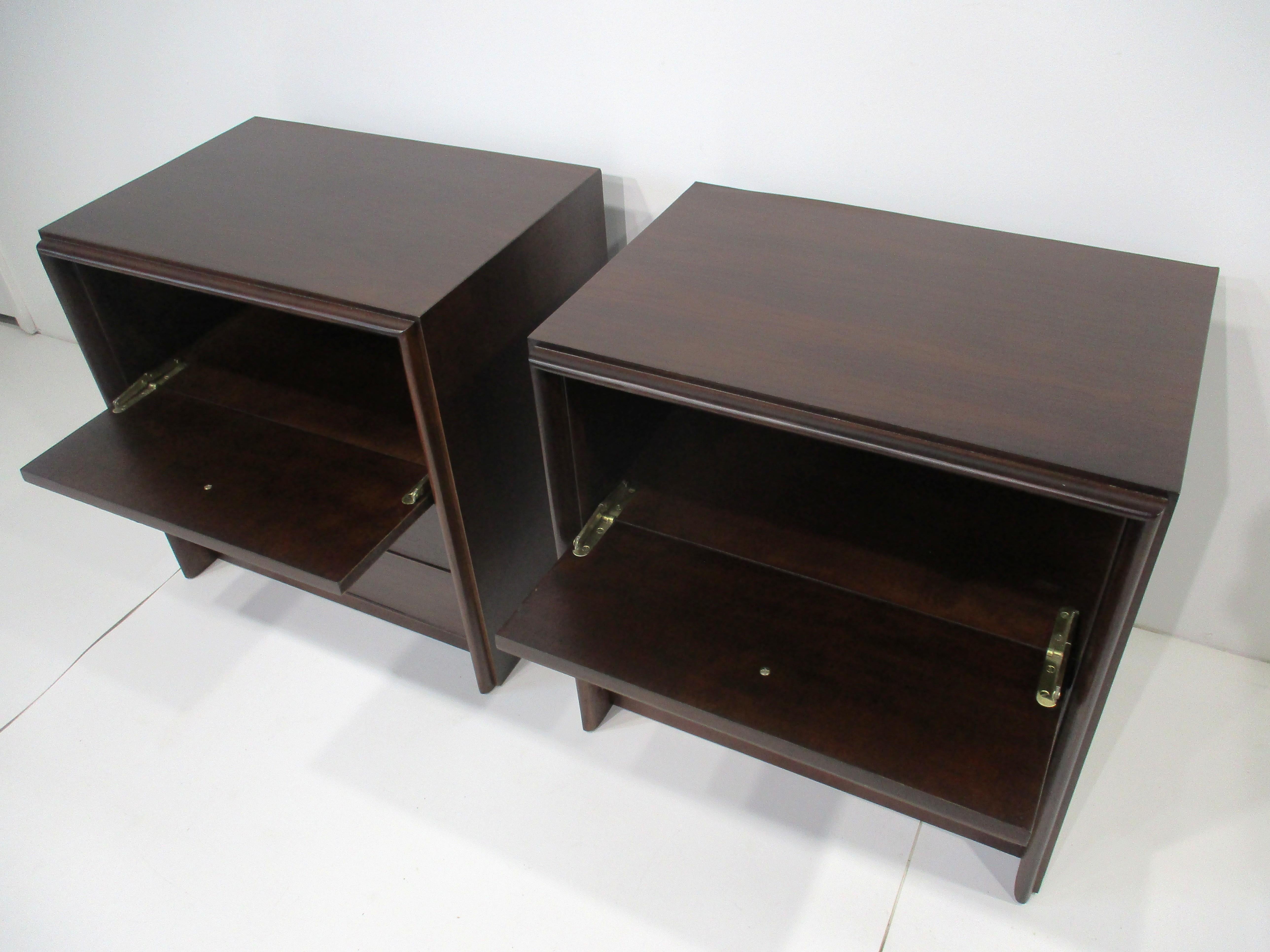 Paul Frankl Nightstands for Johnson Brothers 6