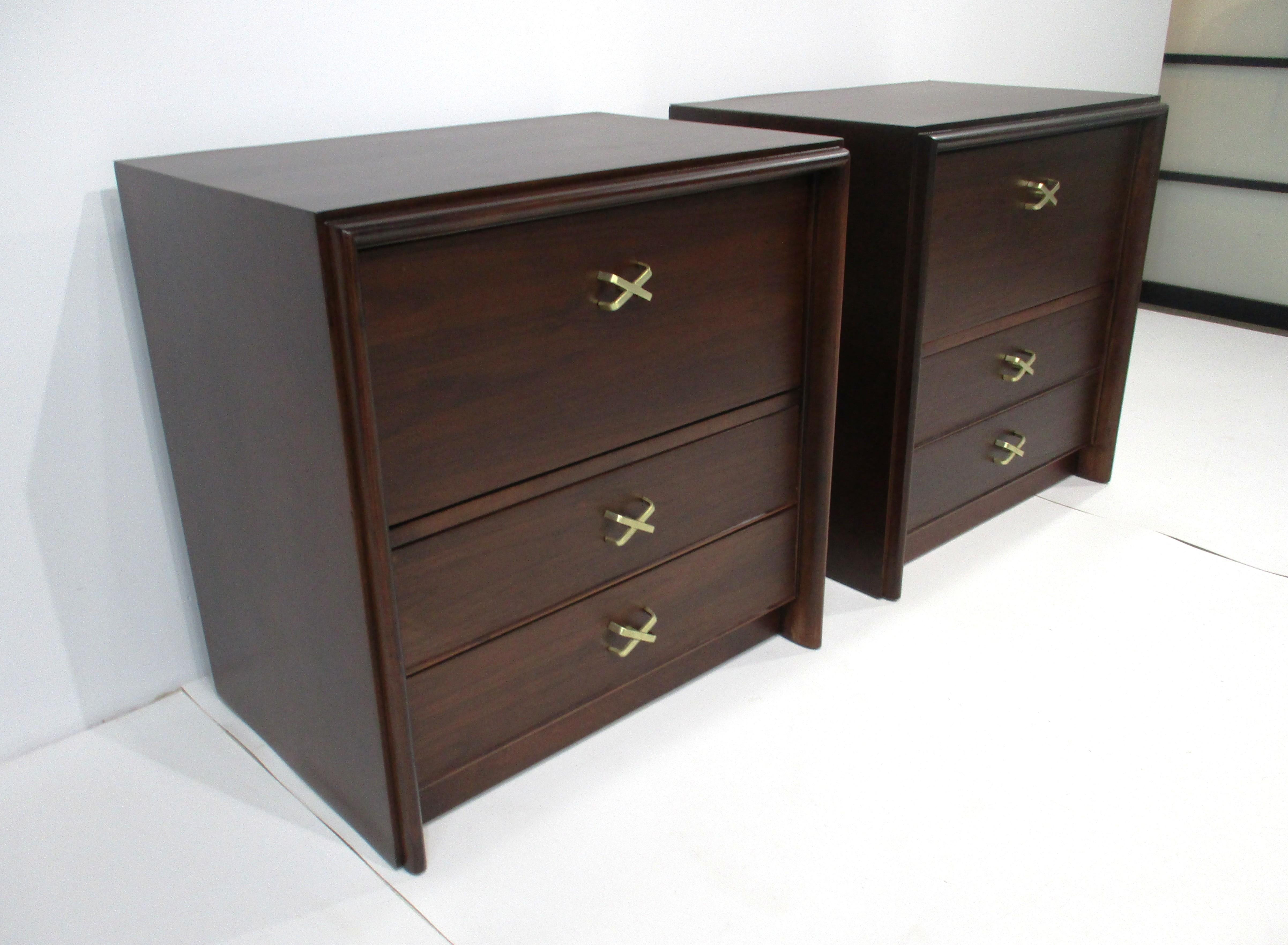 Paul Frankl Nightstands for Johnson Brothers 1