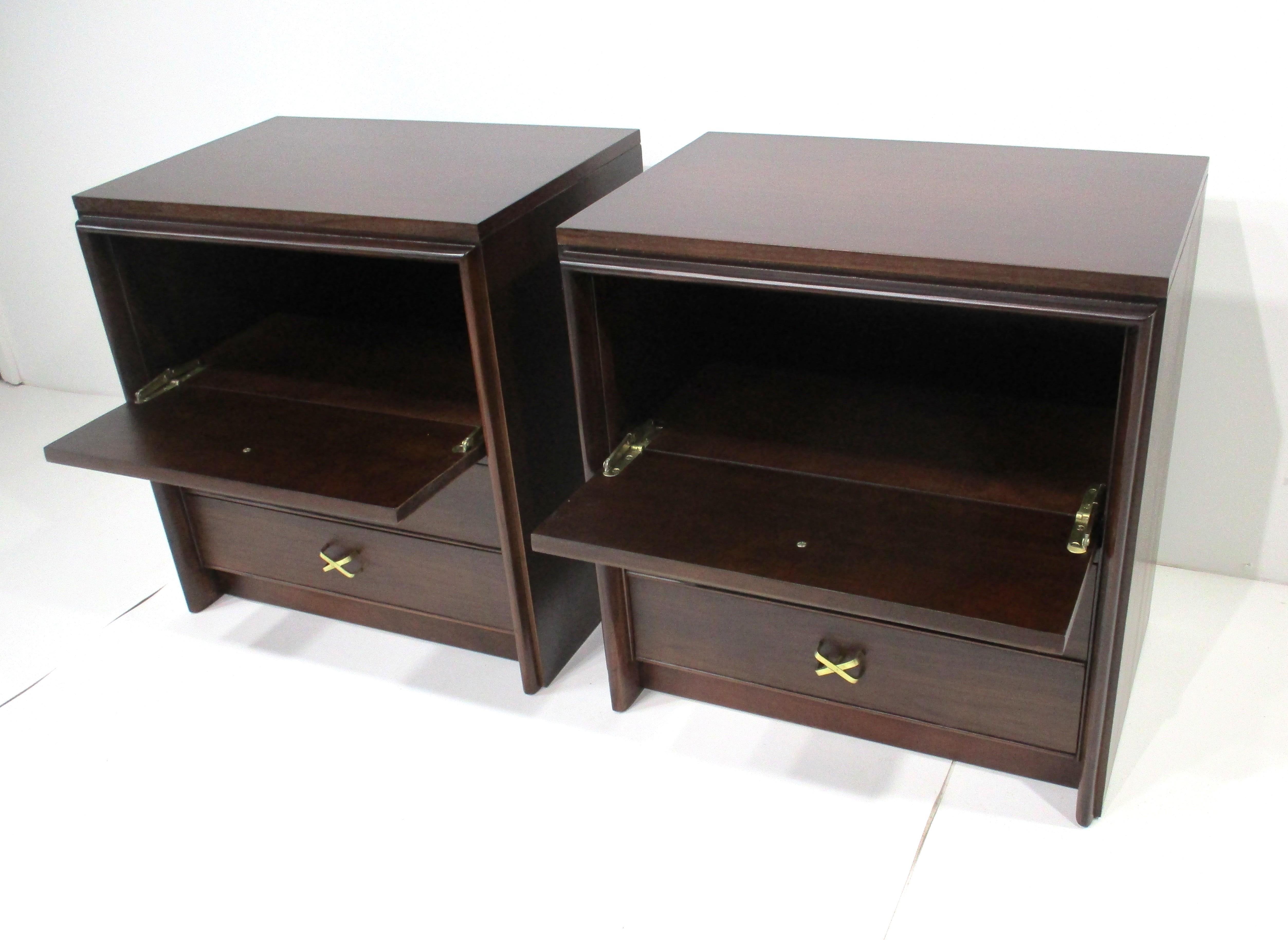 Tables de nuit Paul Frankl pour Johnson Brothers 2