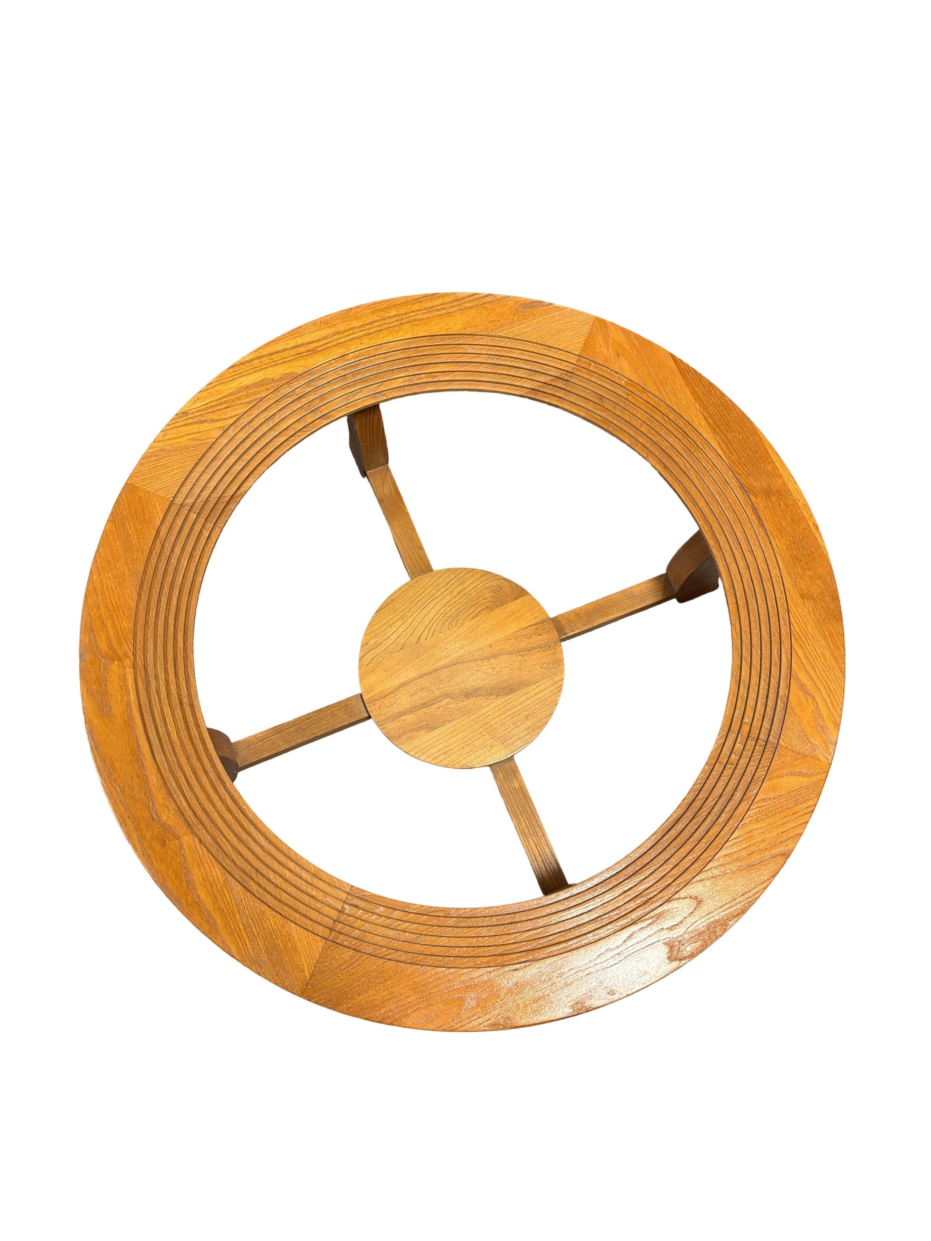 Table basse cérusée à gradins en chêne Paul Frankl pour Brown Saltman en vente 1