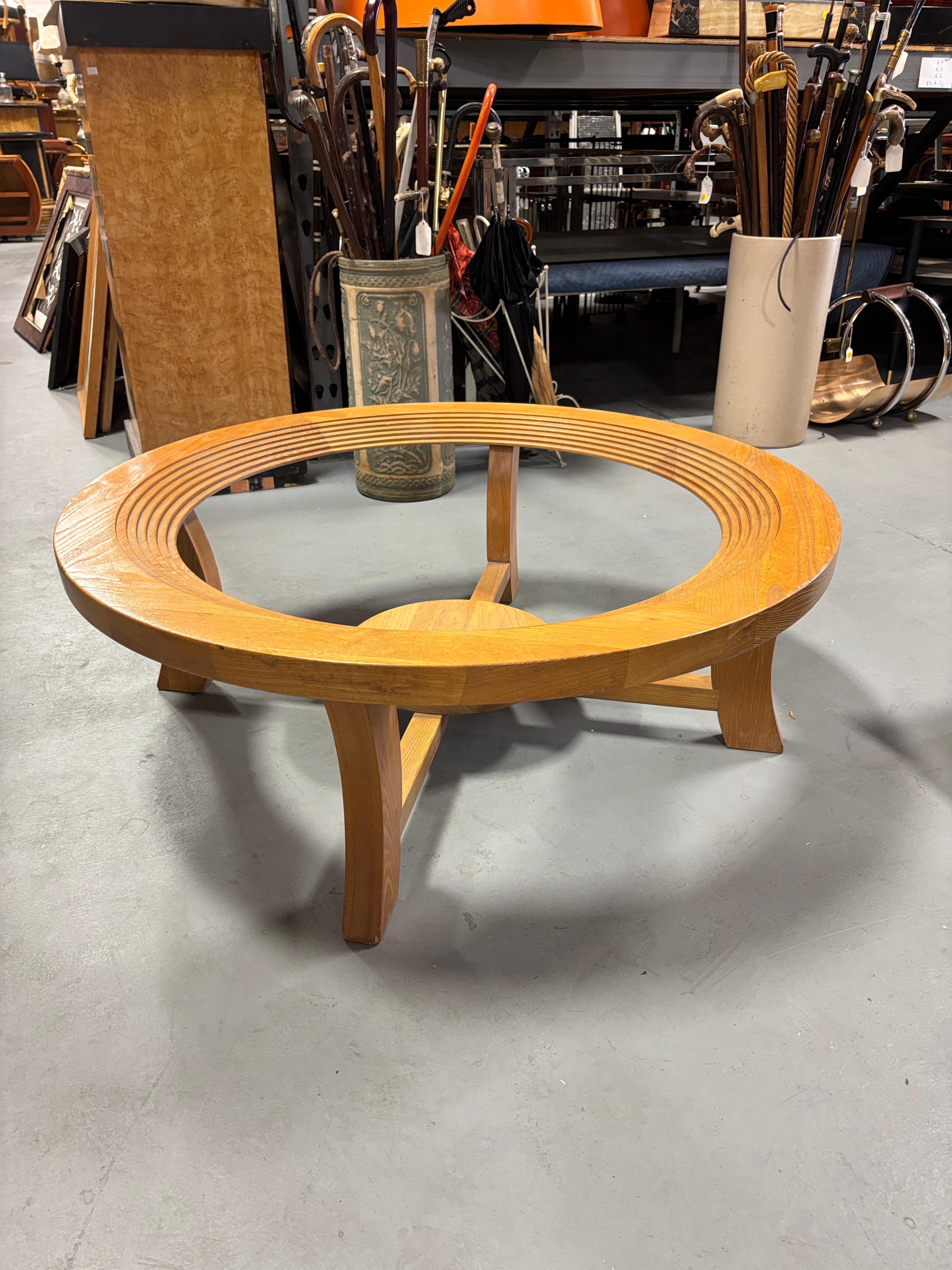 Table basse cérusée à gradins en chêne Paul Frankl pour Brown Saltman en vente 2